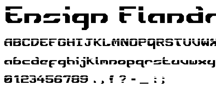 Ensign Flandry Laser font