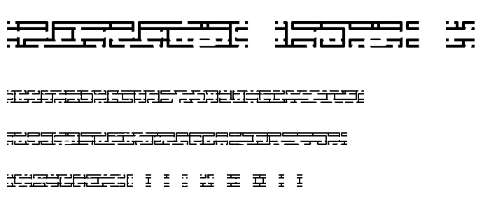 Entangled Layer B -BRK- font