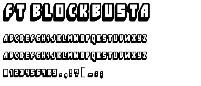 FT Blockbusta font