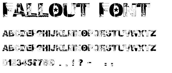 Fallout Font font