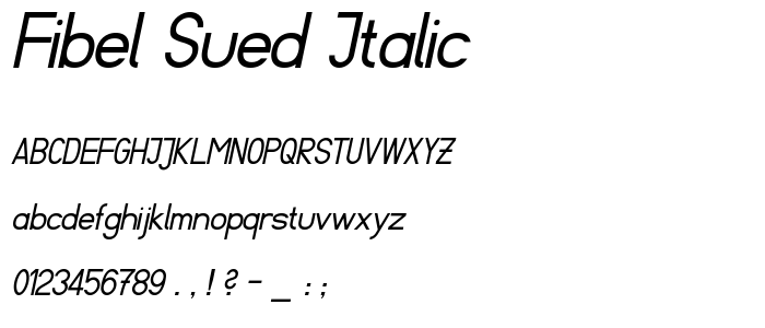 Fibel Sued Italic police