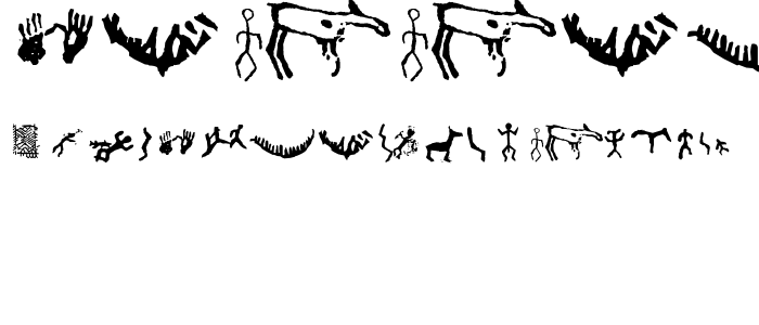 Finnish Rock Paintings font