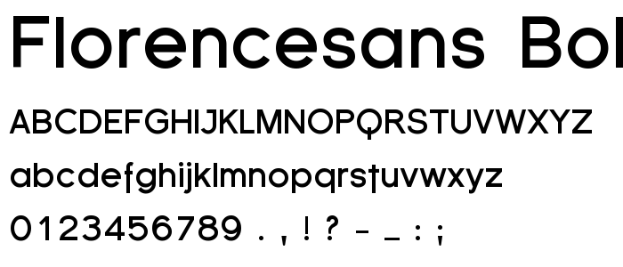 Florencesans Bold police