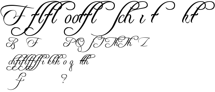 Freebooter Script - Alts font