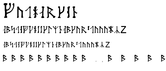 Futharken font