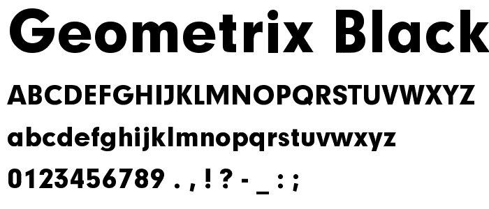 Geometrix Black police