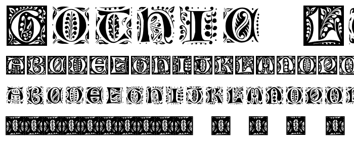 Gothic Leaf font