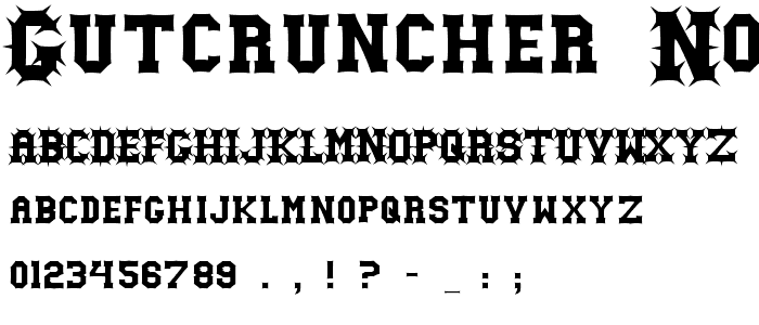 Gutcruncher Normal police