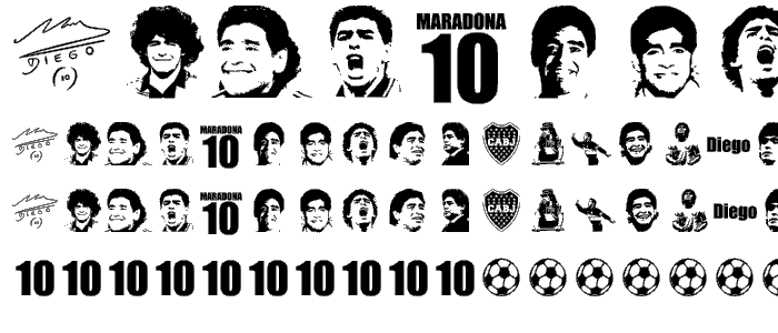 grande maradona font