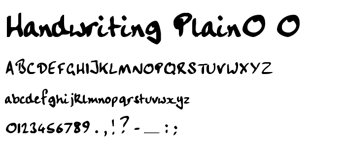 Handwriting Plain:0.0 police