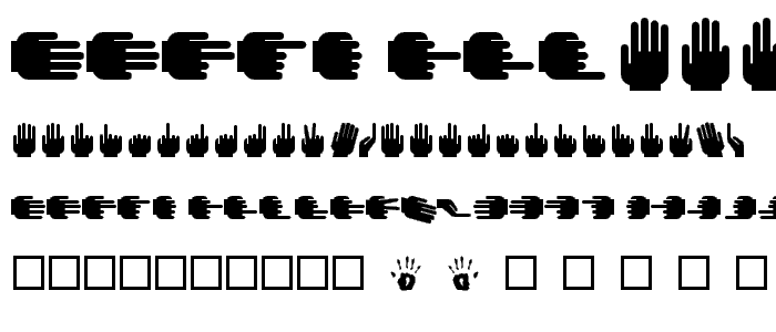 Handyfont Regular font