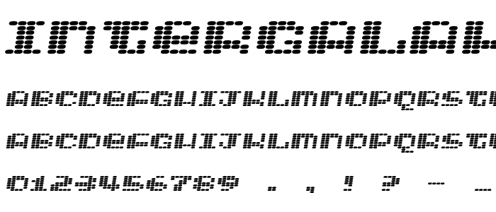 Intergalaktika 2 font