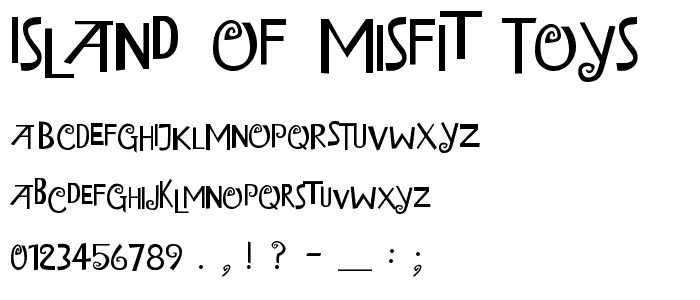 Island of Misfit Toys police