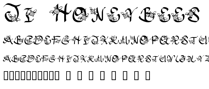 JI Honeybees font