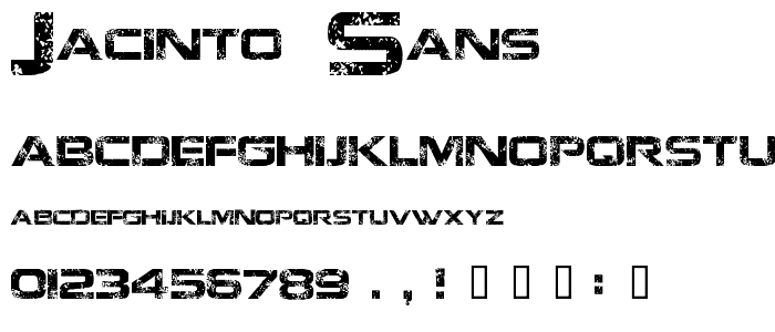 Jacinto Sans font