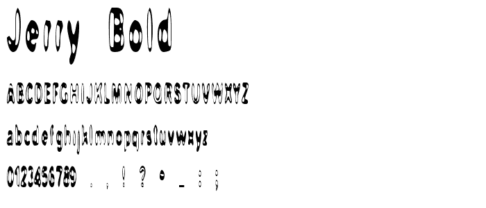 Jerry Bold font