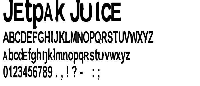 JetPak Juice font