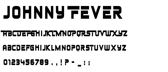 Johnny Fever font