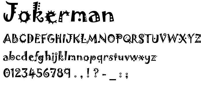 Jokerman font