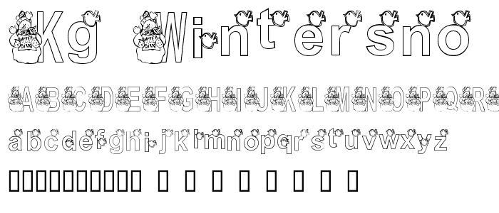 KG WINTERSNO font