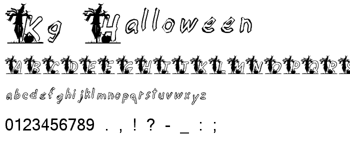 KG hALLOWEEN1 font