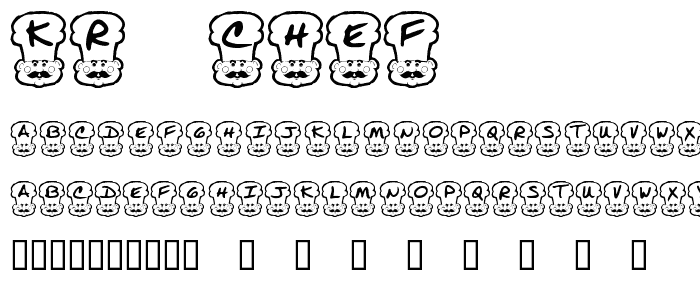 KR Chef font