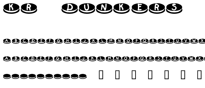 KR Dunkers font