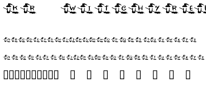 KR Witchyrella font