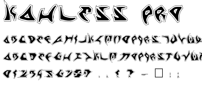 Kahless Pro font