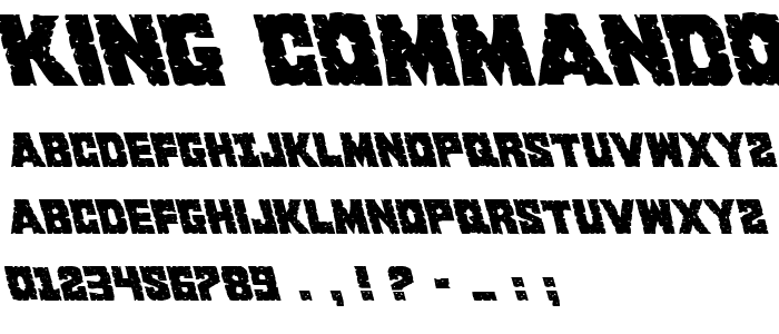 King Commando Leftalic police