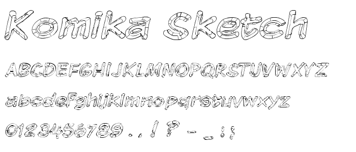 Komika Sketch font