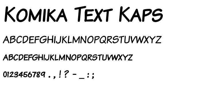 Komika Text Kaps police