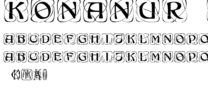 Konanur Regular font