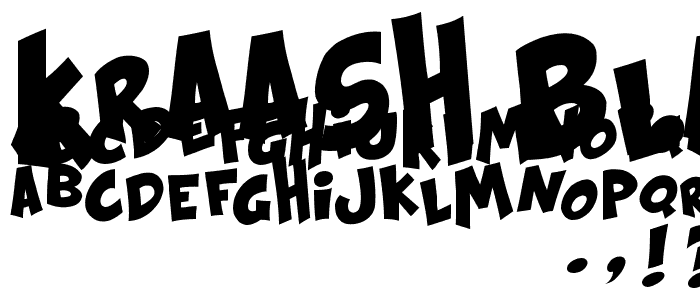 Kraash Black font