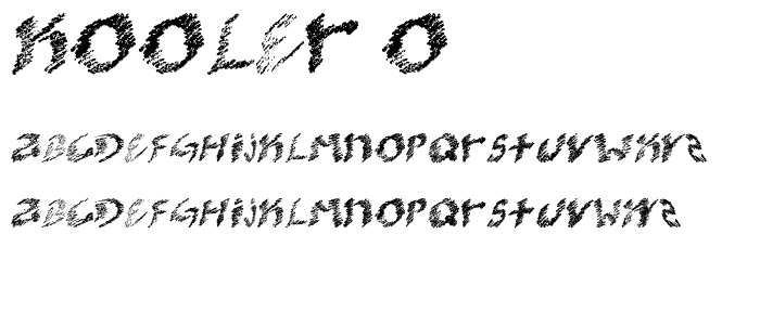 kooler O font