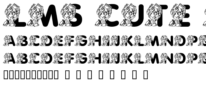 LMS Cute Cub font