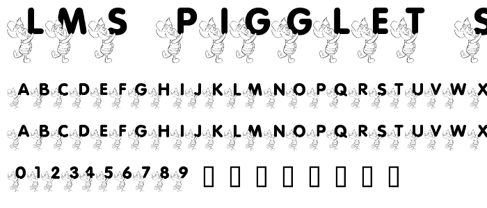 LMS Pigglet_s Luck Of The Irish font