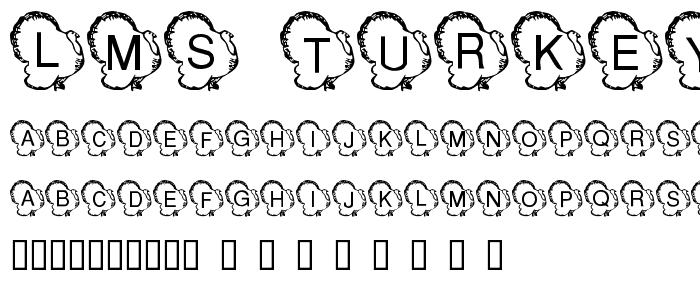 LMS Turkey Day font