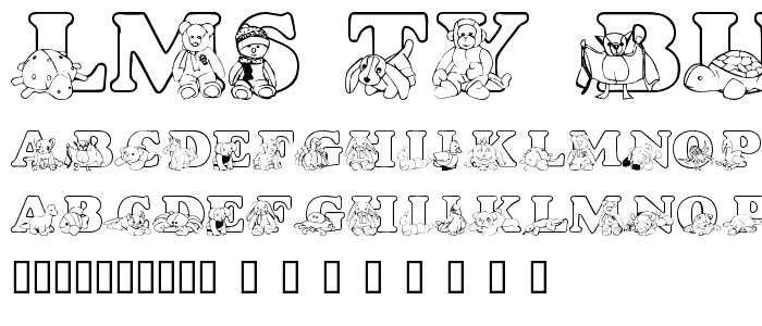 LMS Ty Buddies font