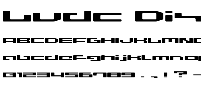 LVDC Disco02 font