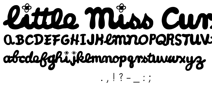 Little Miss Cursive Medium Font : Script Various : pickafont.com