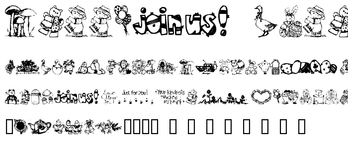 Little cuties font