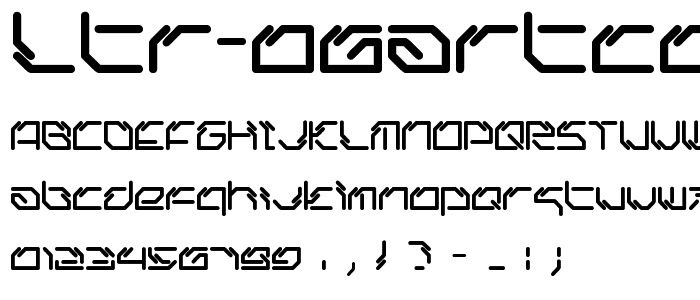 ltr 06artcore font