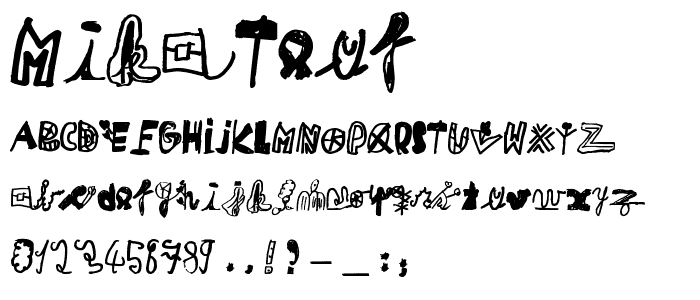 MIKA teuf font