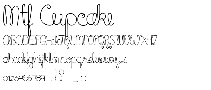 MTF Cupcake font