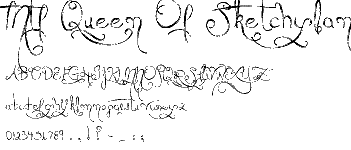 MTF Queen Of Sketchyland font