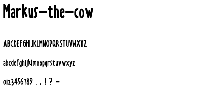 Markus the Cow police