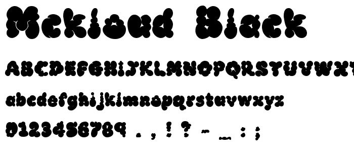 McKloud Black font