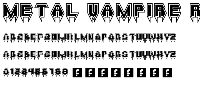 Metal Vampire Regular police