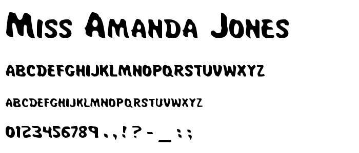 Miss Amanda Jones police